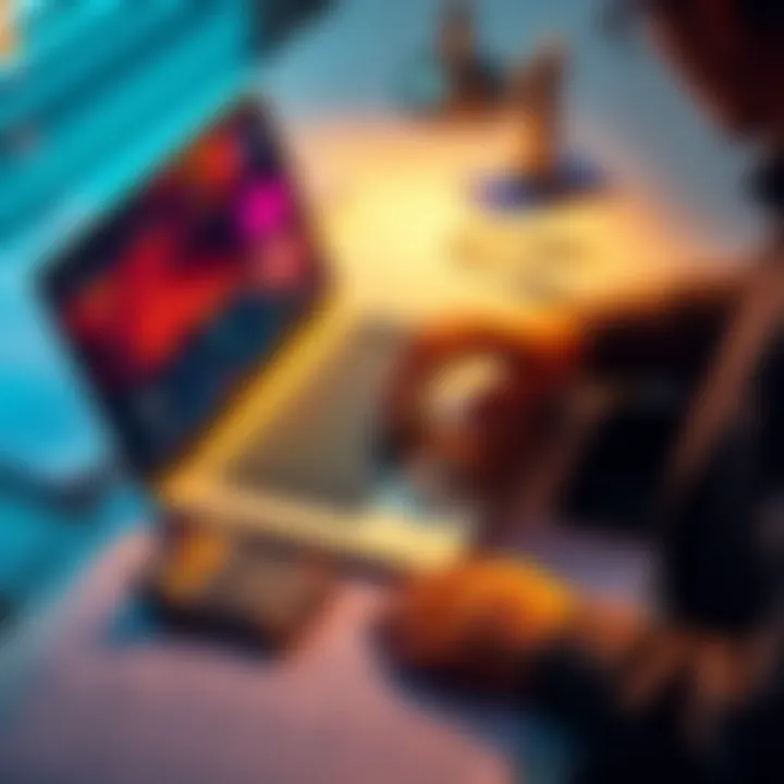 Fanduel Tax Reporting A person calculating taxes with Fanduel winnings on a laptop, surrounded by paperwork and a calculator.