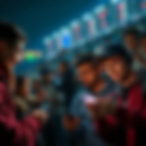 Sports fans hurriedly placing bets on their phones as news of Bron's injury spreads