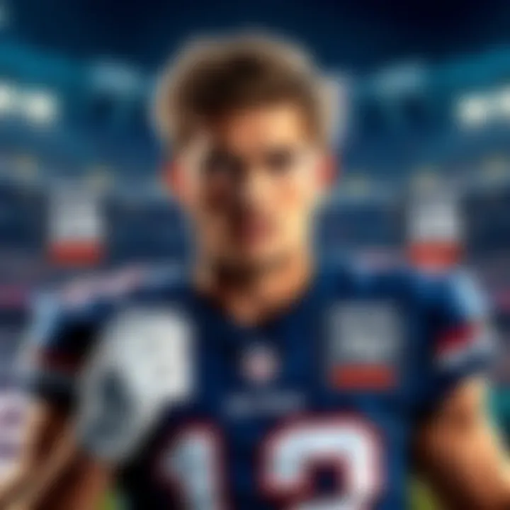 Graphic showing Jonathan Taylor with different fantasy points scores, highlighting the difference in scoring systems