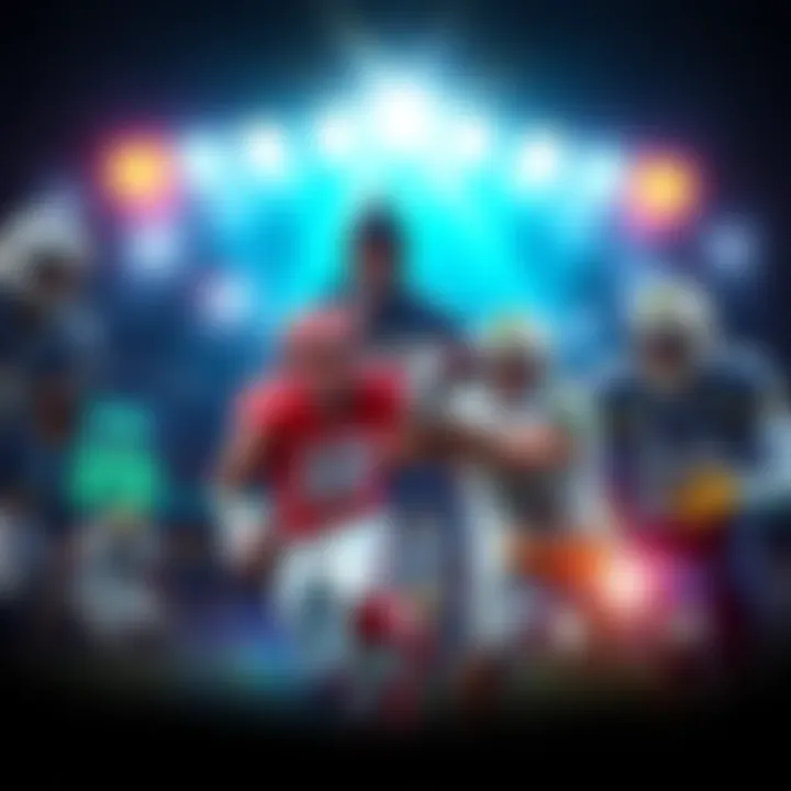 Fantasy Sports Highlights A collage of fantasy sports graphics showing top players and score trends for the season.