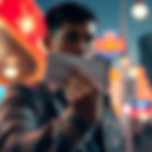 Person holding a note expressing goodbye to Stake after a financial loss, looking contemplative and emotional