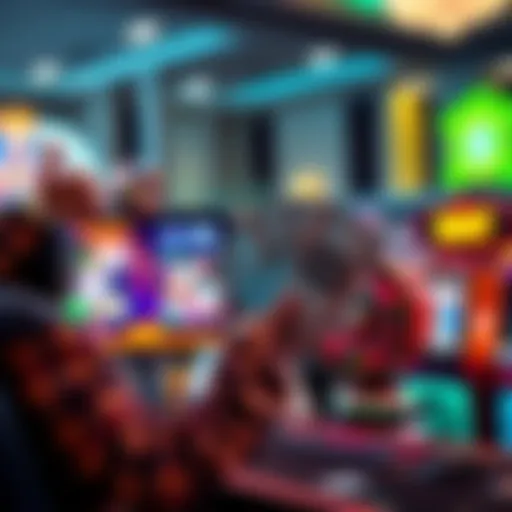 A player celebrating receiving cash winnings from an online casino, showcasing excitement with money in hand and a computer screen displaying casino games.