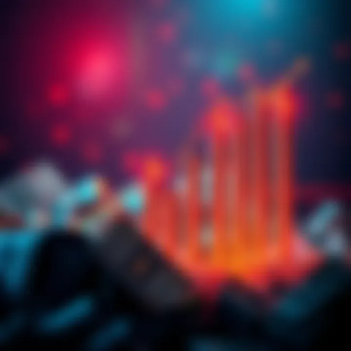 Financial growth graph A rising graph with dollar signs showing increasing financial payouts for November