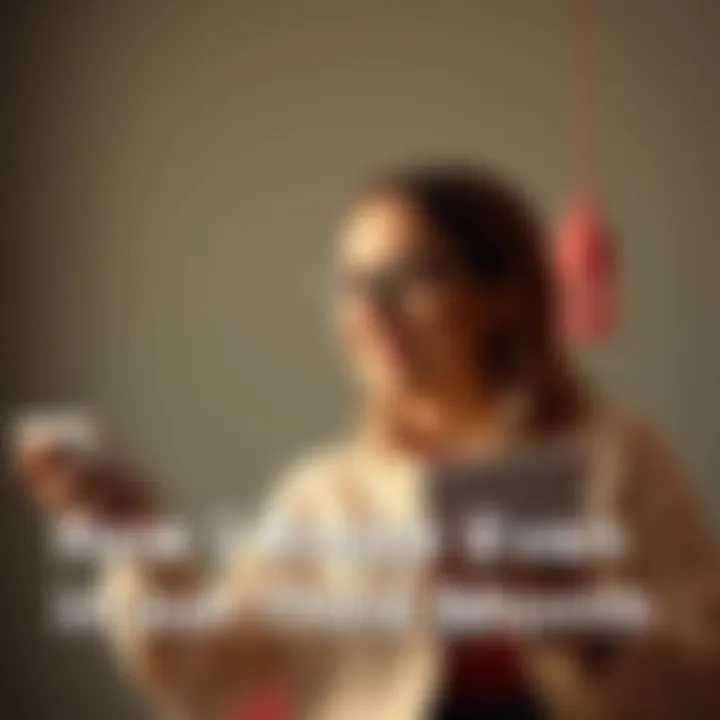 Person holding a calculator and a notepad, looking relieved after breaking even in their finances.