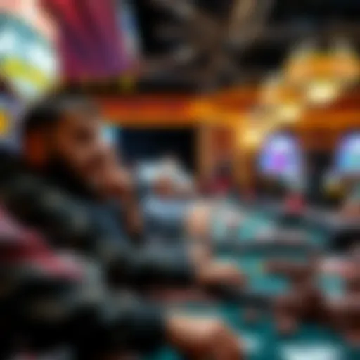 New players participating in a poker tournament at WSOP in Las Vegas, enjoying the excitement of the game and the atmosphere