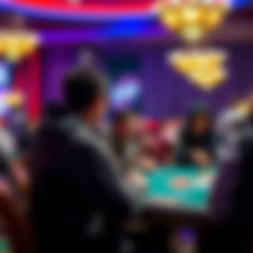 New player sitting at a poker table during the $300 Gladiator event at WSOP, focused and prepared for the game