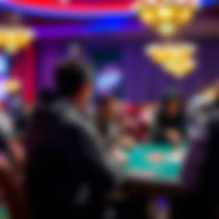 New player sitting at a poker table during the $300 Gladiator event at WSOP, focused and prepared for the game