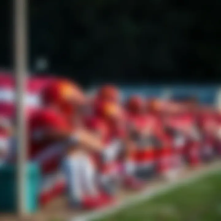Flag football team sits on the sideline, looking dejected after failing to score in overtime.