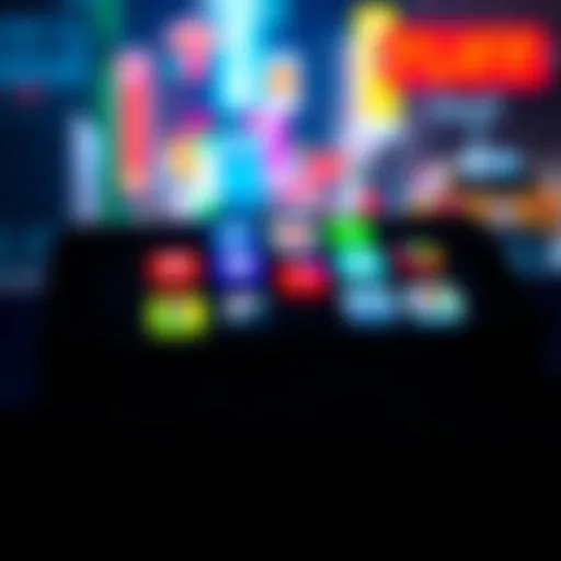 A smartphone displaying various app icons representing alternative platforms to Fliff for California users in 2025.