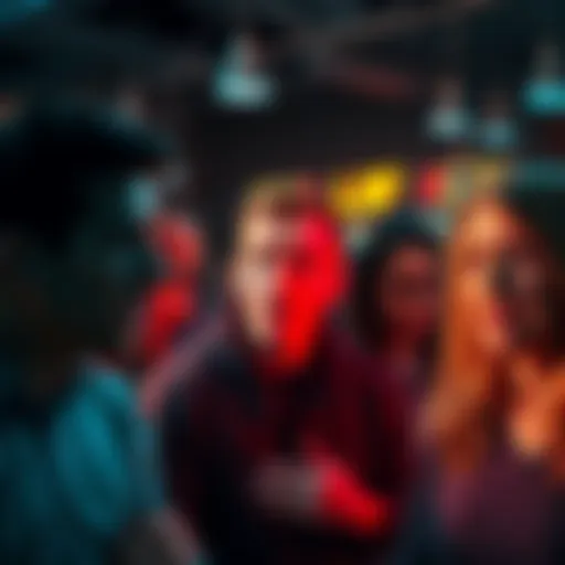 A group of frustrated people discussing tax implications on gambling after Fliff's new rules, showing expressions of disbelief and concern.