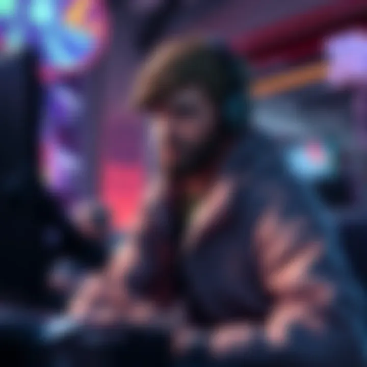 Character from Flopped Royal 1/3 in a gaming setting showing disappointment
