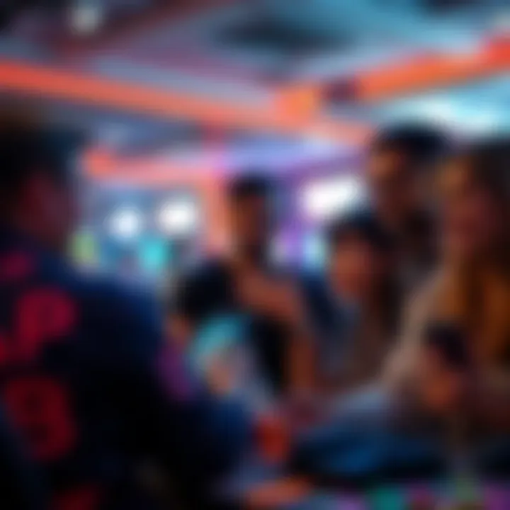 A group of Floridians discussing their experiences with online gambling and betting platforms, illustrating the community impact of these sites.