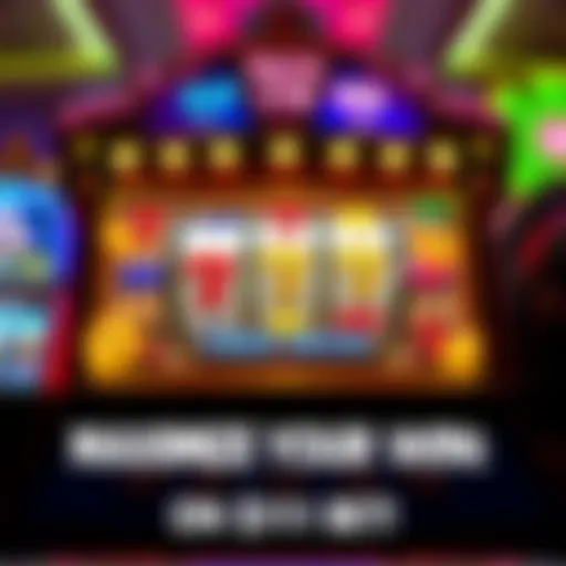 A slot machine displaying ten free spins with an $11 bet graphic