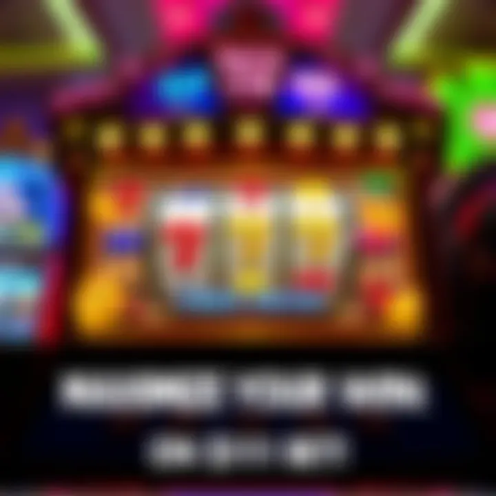 A slot machine displaying ten free spins with an $11 bet graphic
