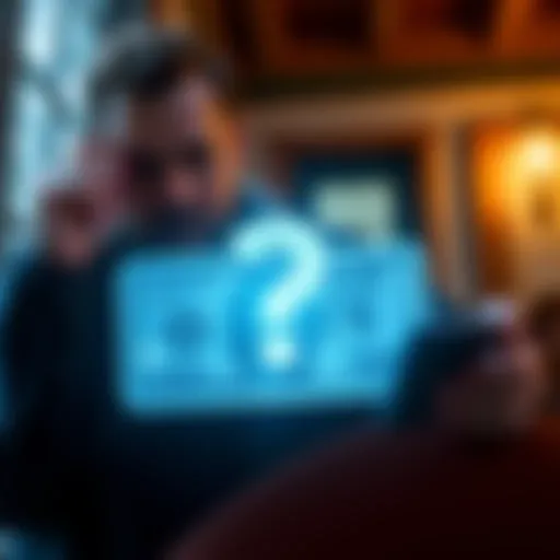 A frozen bank account graphic with a question mark and image of Doug Polk