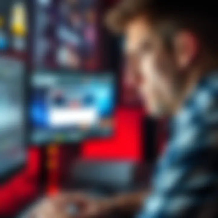 A frustrated gambler in Denmark stares at a computer screen showing a blocked withdrawal message from an online gambling site.