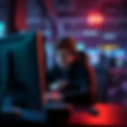 A frustrated person sitting at a computer looking upset while checking their account for pending payouts from Stake US