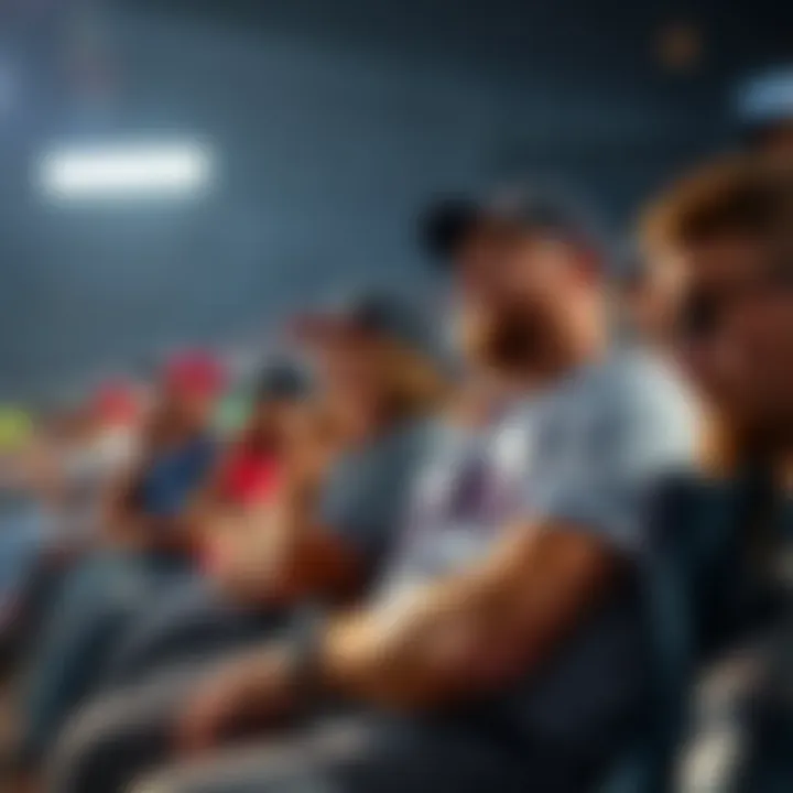 Baseball fans expressing frustration over relief pitcher performance during a game
