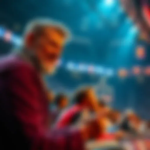 A frustrated basketball fan shows disappointment while looking at stats of Davion Mitchell during a game