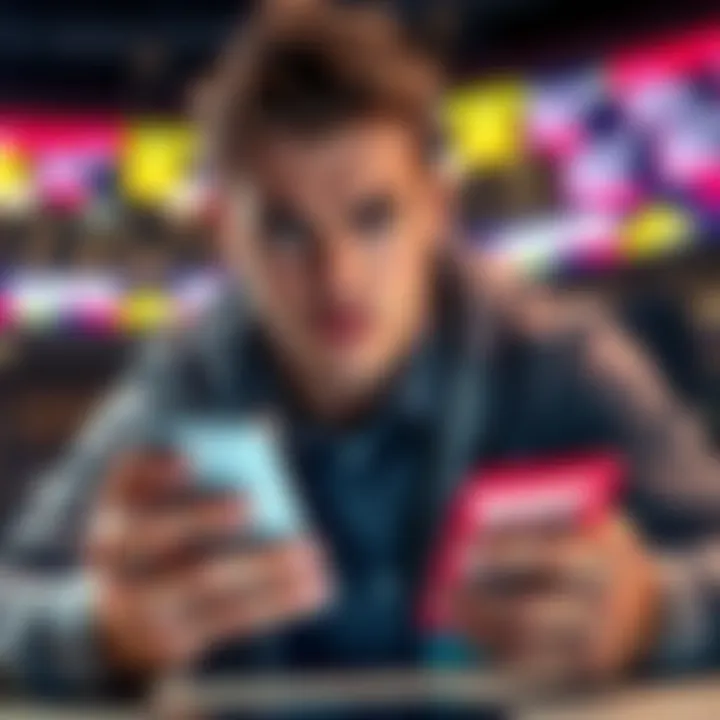 A disappointed bettor looking at a sports betting app, expressing frustration over a ruined parlay due to an injury