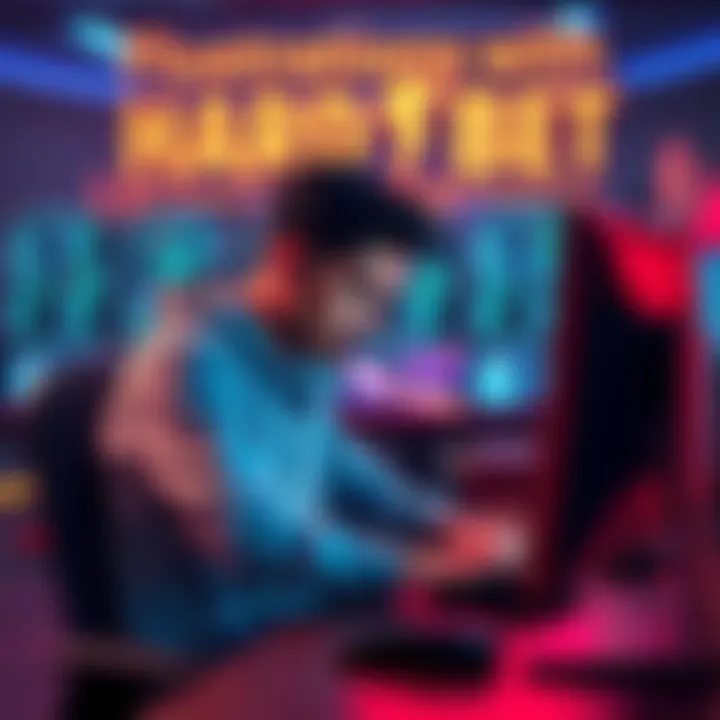A frustrated person sitting at a desk with a computer, looking disappointed about their betting experience