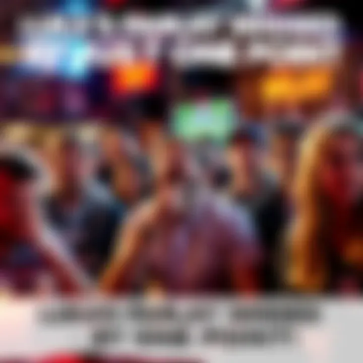 Fans showing disappointment as Luka's parlay misses by one point, expressing their emotions in a crowded sports bar setting.