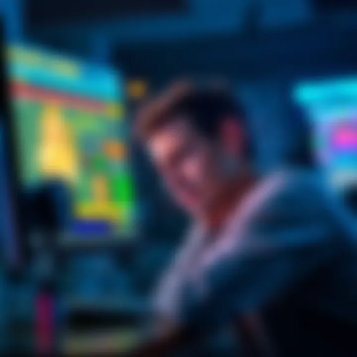 A person sitting at a computer looking frustrated while checking their online casino account for withdrawal status