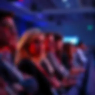 A group of people looking annoyed while waiting for VIP hosts at an event