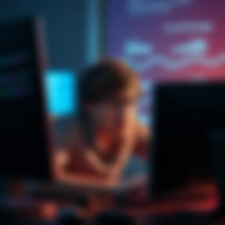 A person expressing frustration while checking emails on a computer, seeking a response about a deposit limit increase.