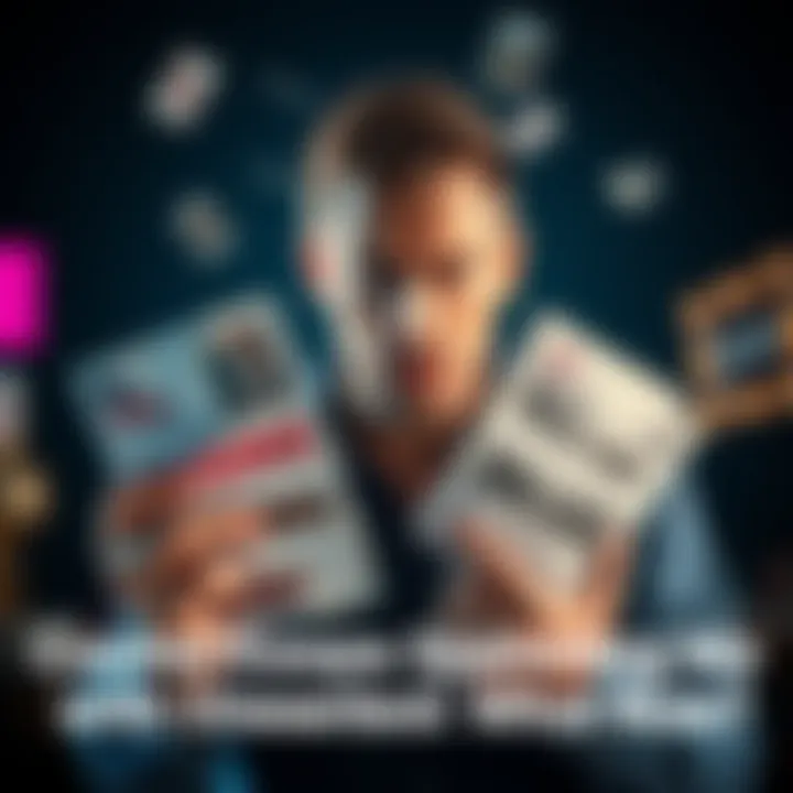 Frustrated person holding junk mail A person looking annoyed while holding multiple pieces of unwanted marketing mail from a casino
