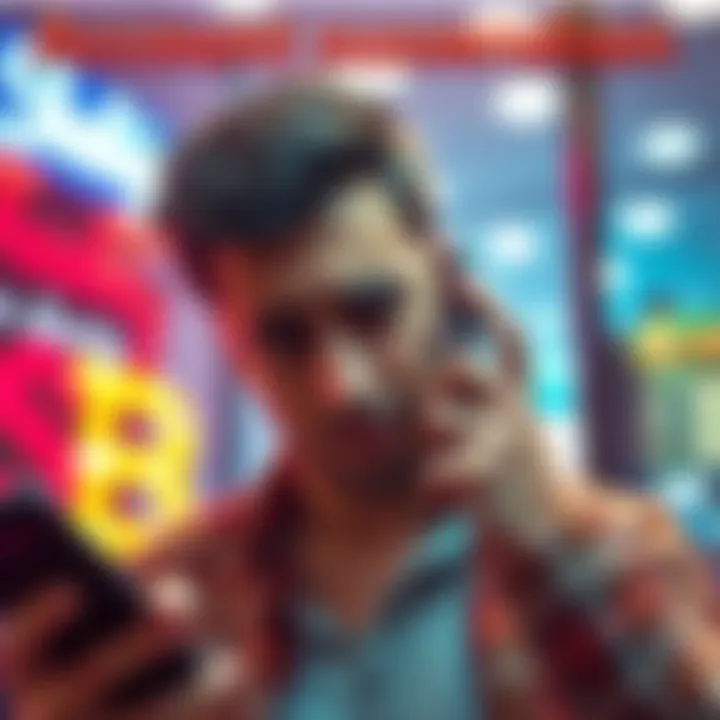 Person looking frustrated while holding a phone, reflecting on account suspension issues related to withdrawing winnings.