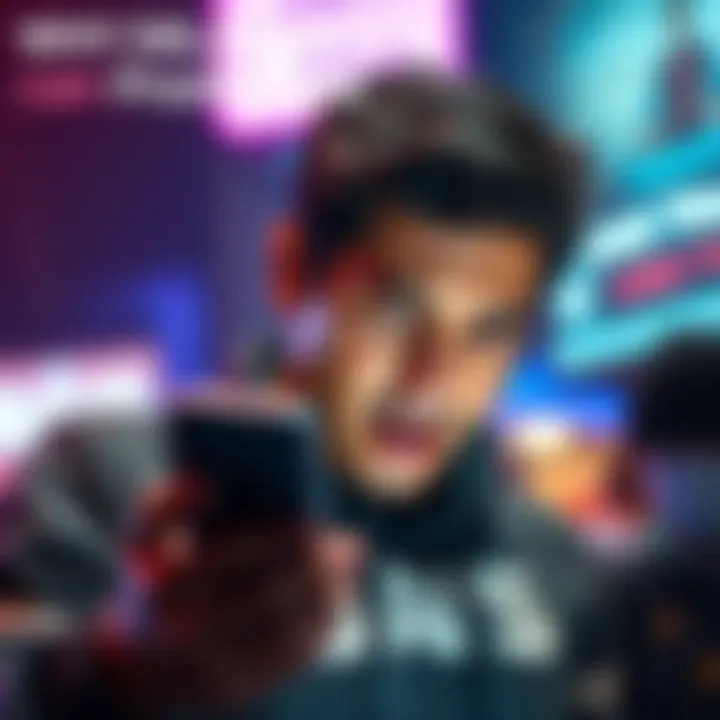 A person showing frustration while checking their phone for payout updates