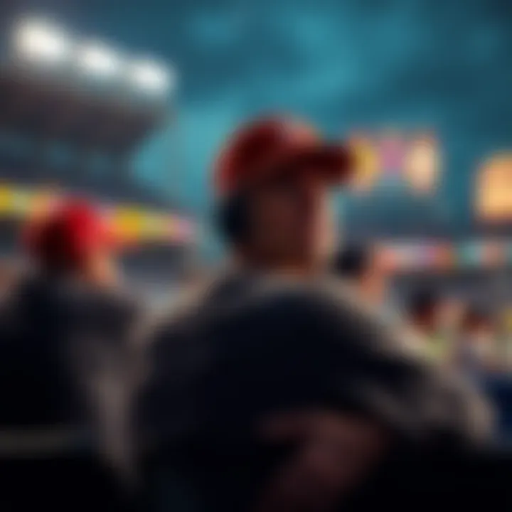 A player looks anxious while watching a baseball game, hoping for Ben Rice to hit a homer for a cashout.