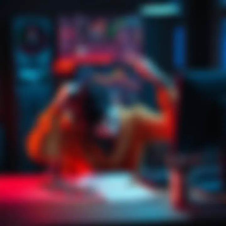 Frustrated player looking at losses A person sitting at a computer desk with their head in their hands, displaying frustration over gambling losses and showing a screen with a losing betting account, depicting the struggle of losing money on Stake.