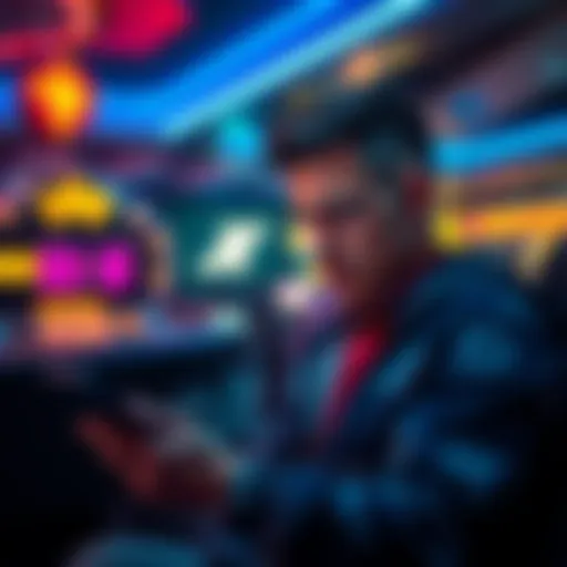 A person looking upset while checking their phone for KYC updates at a crypto casino