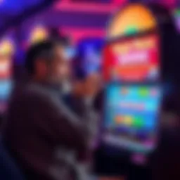 A player expressing disappointment while sitting at a Sugar Rush 1000 slot machine, with a blank screen showing no wins after multiple spins.