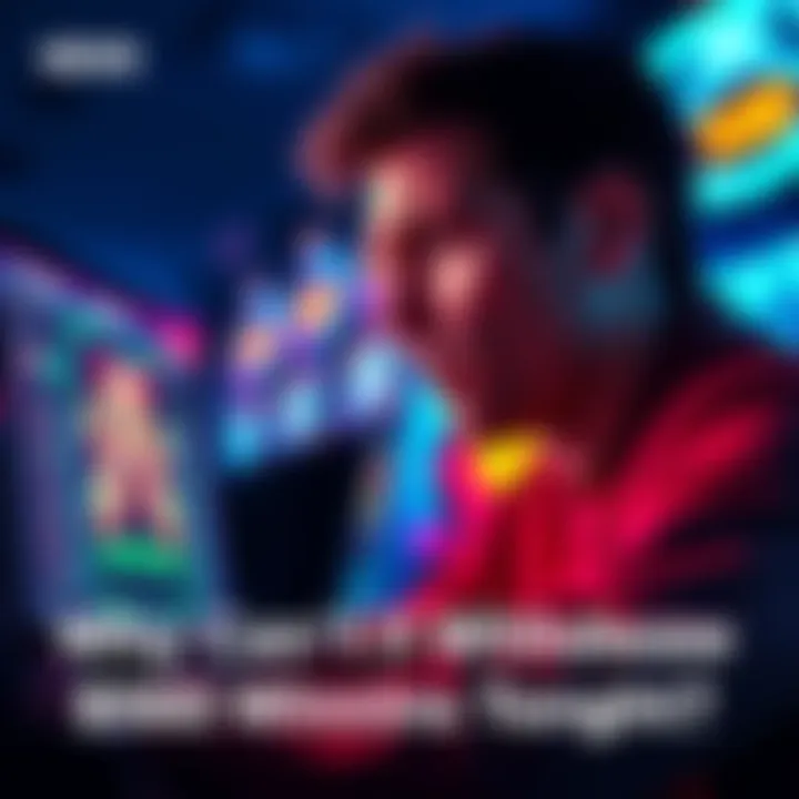 A player looks frustrated while staring at a computer screen showing withdrawal issues after winning.