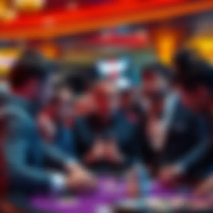 Disappointed players at an online casino Group of frustrated players discussing their bad experiences with Caesars Palace online casino