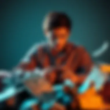 A person sitting with a worried expression, surrounded by bills and empty wallet, indicating frustration over missing bonuses.