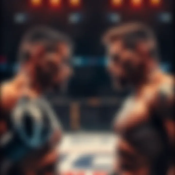 Gabriel Bonfim and Randy Brown in UFC fight Gabriel Bonfim and Randy Brown face off in the octagon during their welterweight match at UFC Vegas