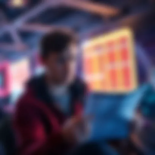 A person looking worried while checking a financial document, representing their $1600 loss in online gambling and the uncertainty about their future.
