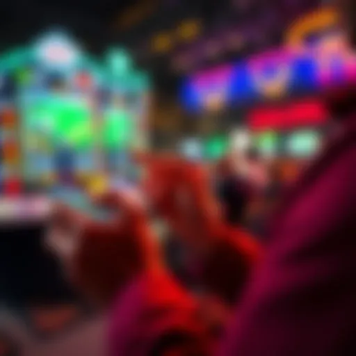 A close-up of a person placing bets on a betting app, focused on their smartphone screen with sports matches in the background.