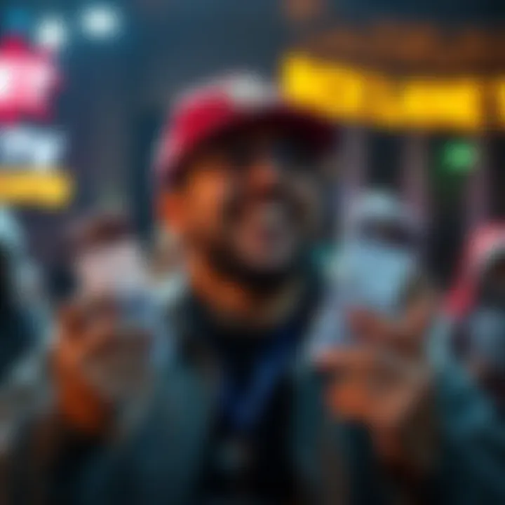 A gambler thrilled with their sports betting tickets, reflecting on a near historic parlay win and sharing excitement for a future pick.