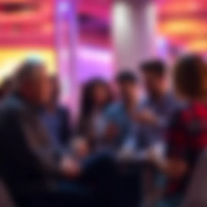 A group of people sharing experiences and support for gambling recovery