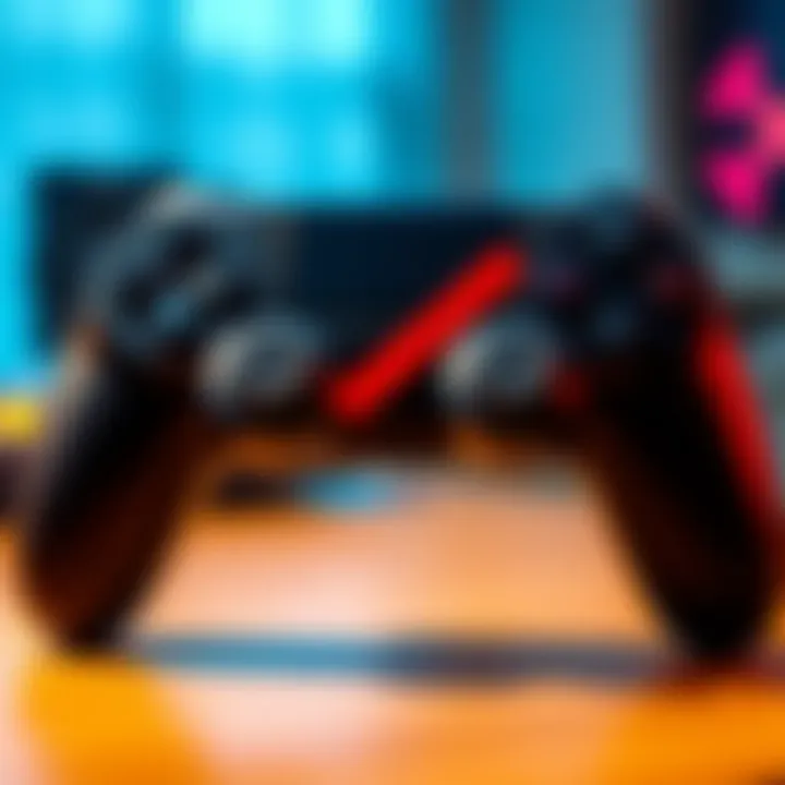 Game Controller with Cancelled Reloads A game controller displayed with a crossed-out reload sign, symbolizing the removal of reloads in gaming.