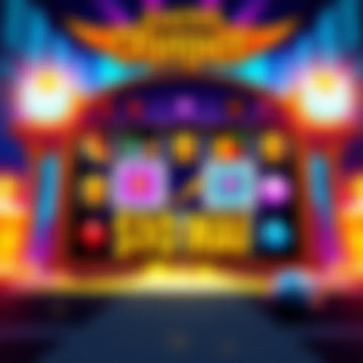 Gates of Olympus Game Screenshot A vibrant screenshot of the Gates of Olympus game showcasing colorful symbols and a potential jackpot win.