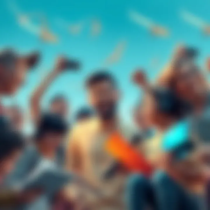 A collage of people from different generations engaging in various activities, illustrating the impact of generational changes on trends.