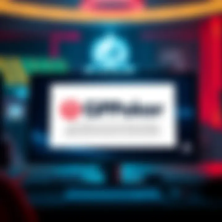 GGPoker Account Deletion Graphic showing a computer screen with GGPoker logo and a warning about account deletion