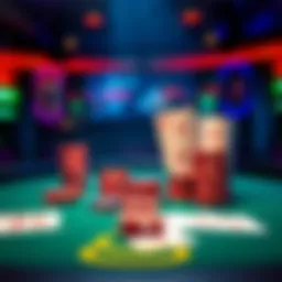 A graphic showing a poker table with cards and chips, highlighting concerns about fake KYC and money laundering in GGPoker Brazil.