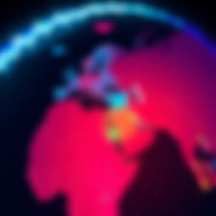 Map showing various countries connected to GGPoker deposit transactions